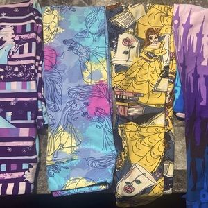 Lot of size S/M Disney Lularoe princess leggings